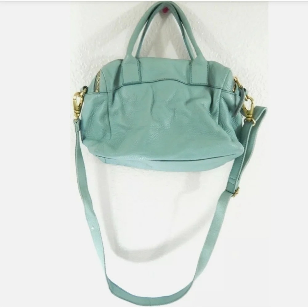 Fossil Erin Crossbody Leather Purse Blue